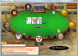 Poker Stars Table
